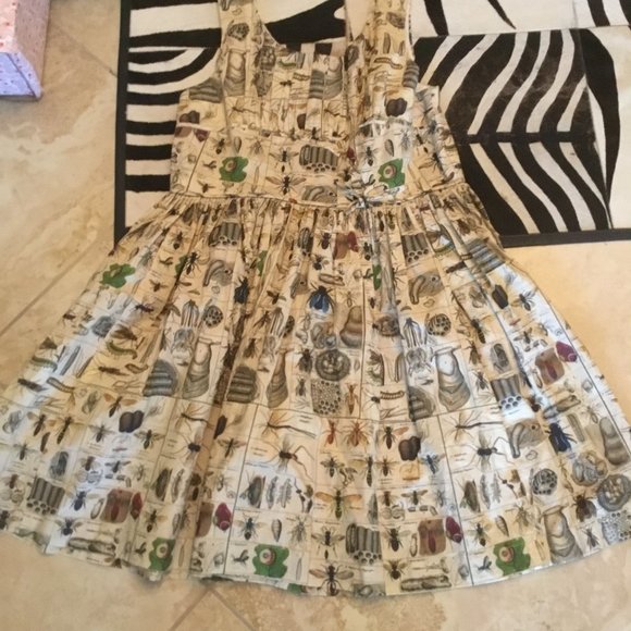 Sarsparilly of Australia insect print dress size 4xl AU (fits 16-18 - Picture 4 of 4